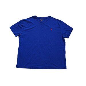 Polo Ralph Lauren Classic Fit T-Shirt Royal Blue Men's Large Pony Logo Crew Neck